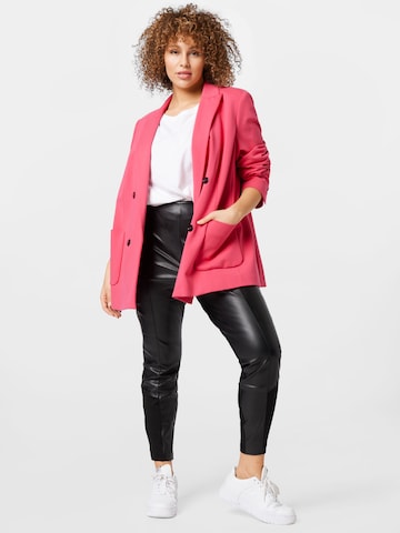 River Island Plus Skinny Legíny – černá