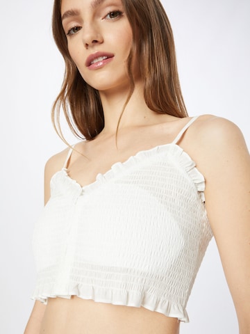 WEEKDAY Top 'Sally Smock Sun' in White
