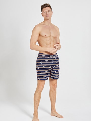 Shorts de bain 'Surfer Dude' Shiwi en bleu