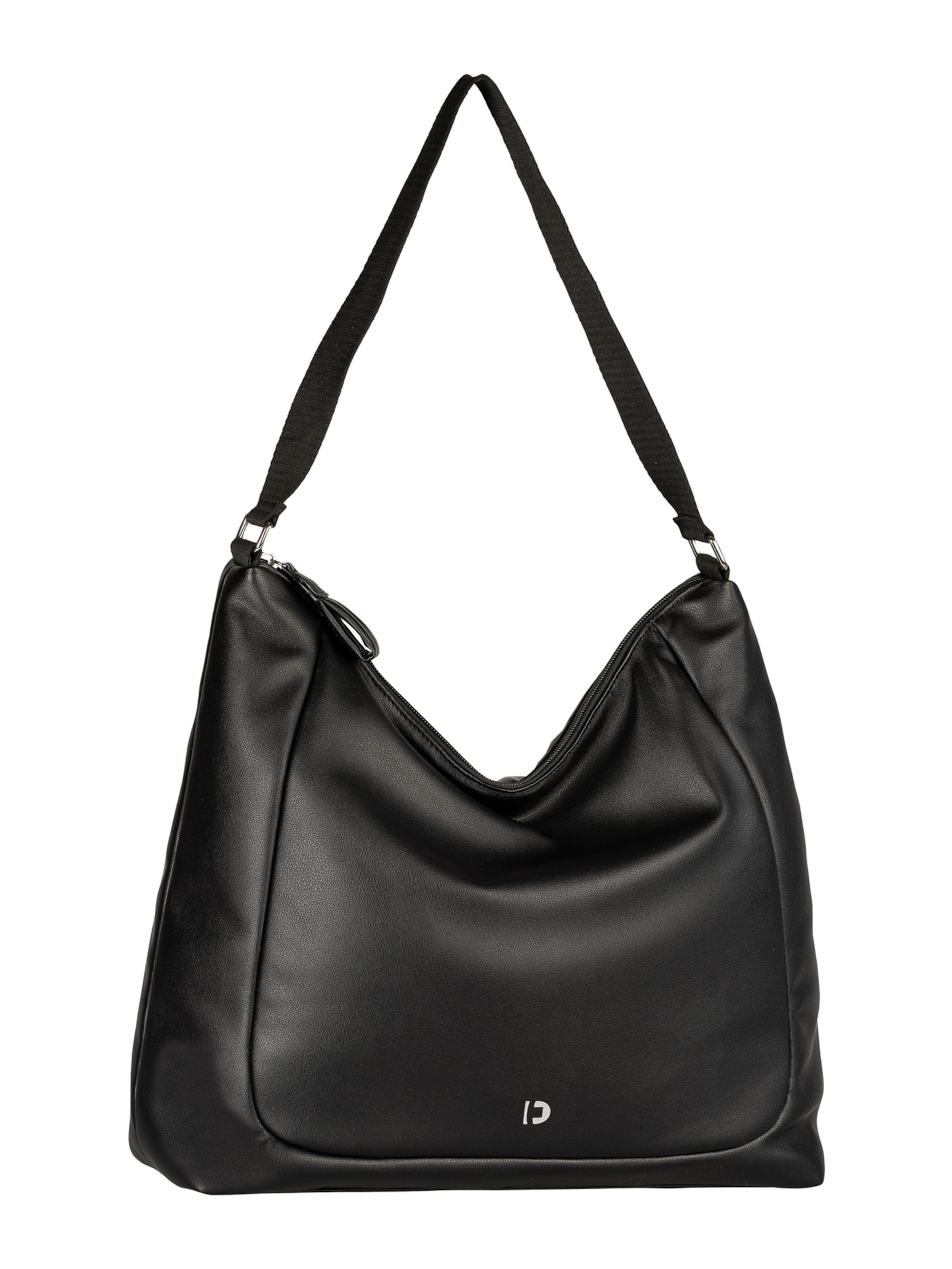 TOM TAILOR DENIM - Mala de ombro 'Maye' em preto: frente