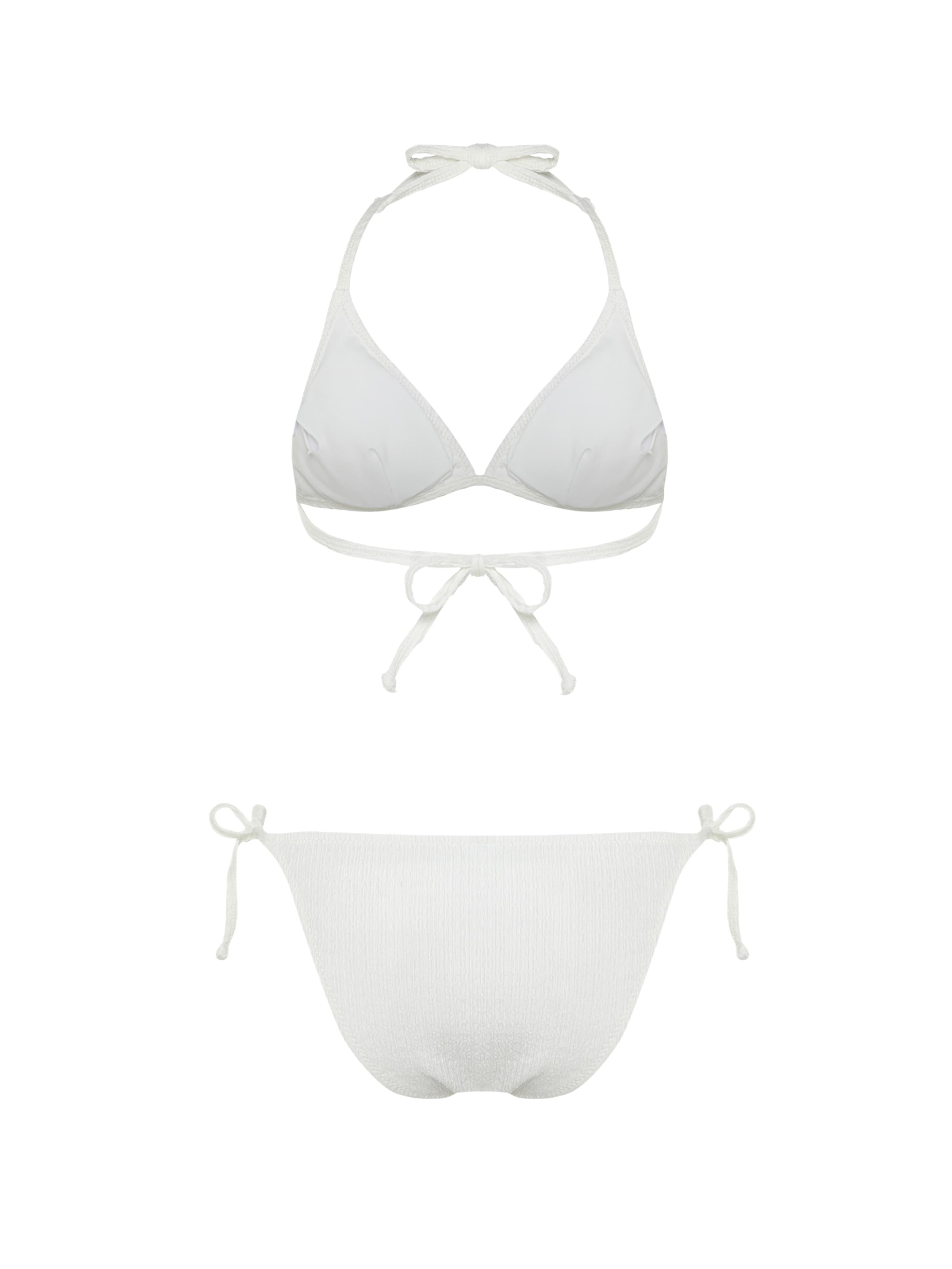Trendyol Triangle Bikini in Beige