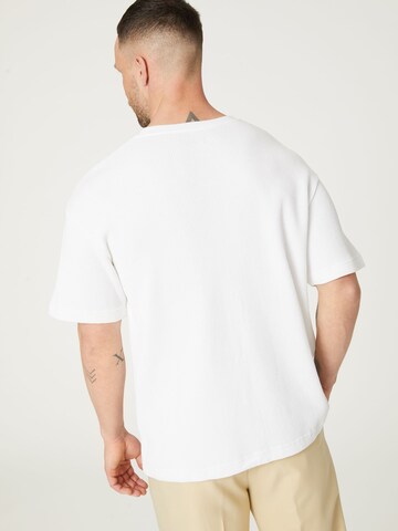 T-Shirt 'Christoph' DAN FOX APPAREL en blanc