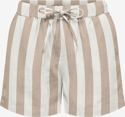 Kelnės 'ONLGOA' iš ONLY, spalva – smėlio / balta, Prekių apžvalga