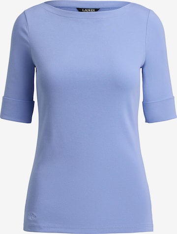 Lauren Ralph Lauren Μπλουζάκι 'JUDY' σε μπλε: μπροστά