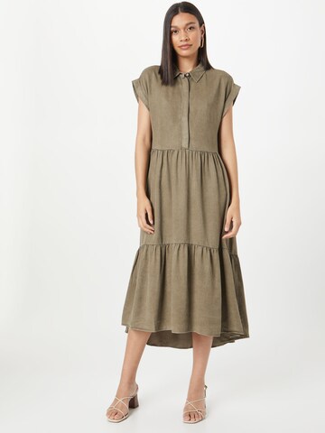s.Oliver Shirt dress in Green: front