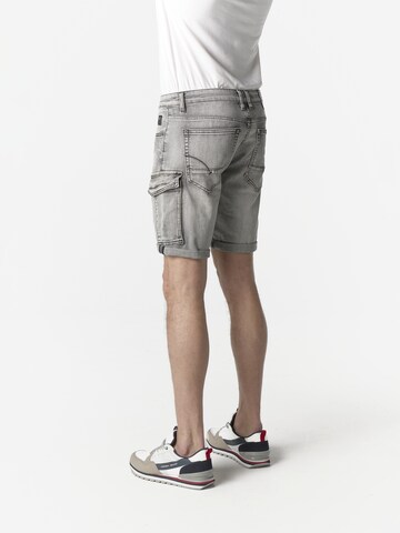 KOROSHI Regular Cargojeans in Zwart