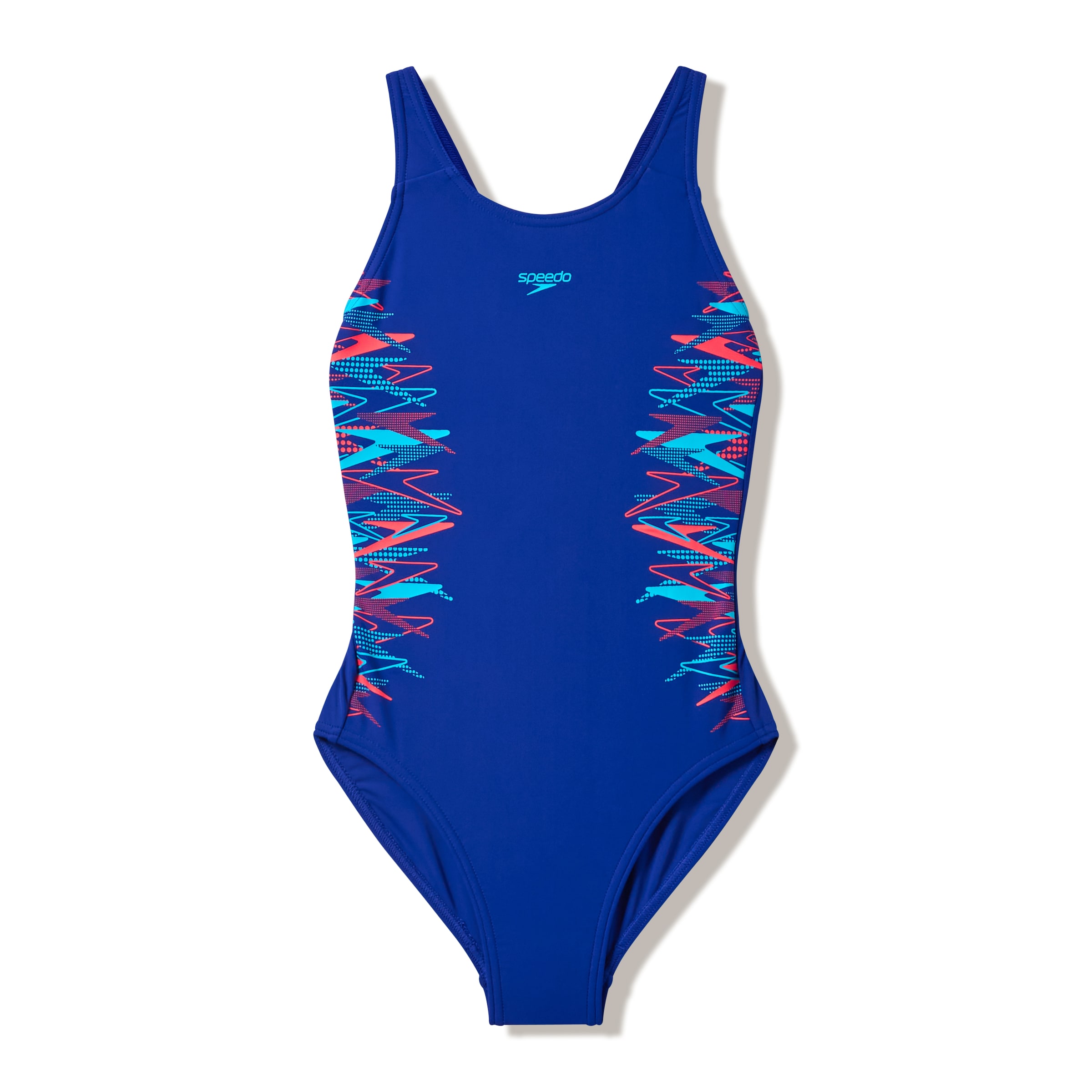 SPEEDO T-Shirt Sportbadeanzug in Blau: Vorderseite