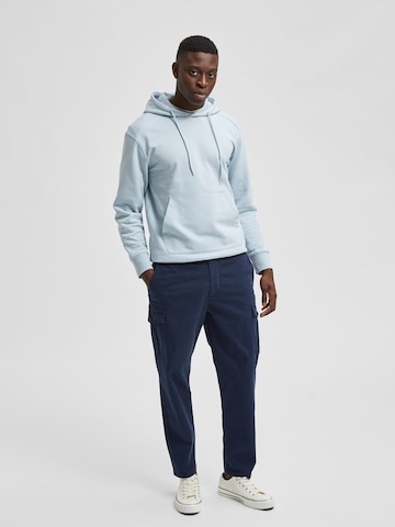 SELECTED HOMME Regular Cargo Pants 'Wick' in Blue