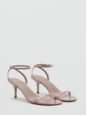 Sandales à lanières 'PIA' MANGO en beige