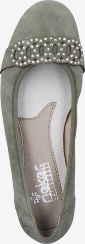 Rieker Ballet Flats in Green