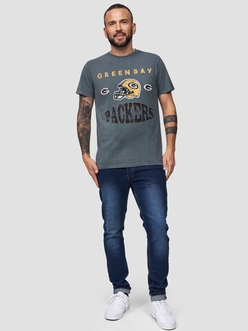Recovered T-Shirt 'NFL Green Bay Packers' in Grau