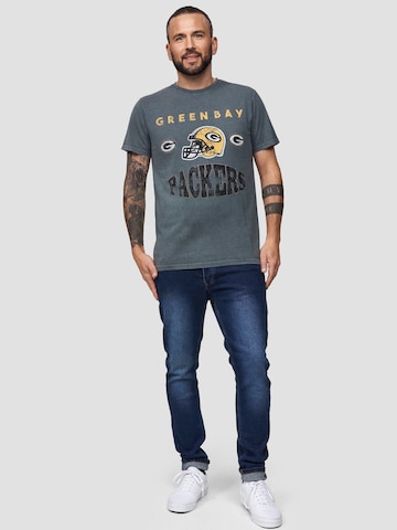 Recovered T-Shirt 'NFL Green Bay Packers' in Grau