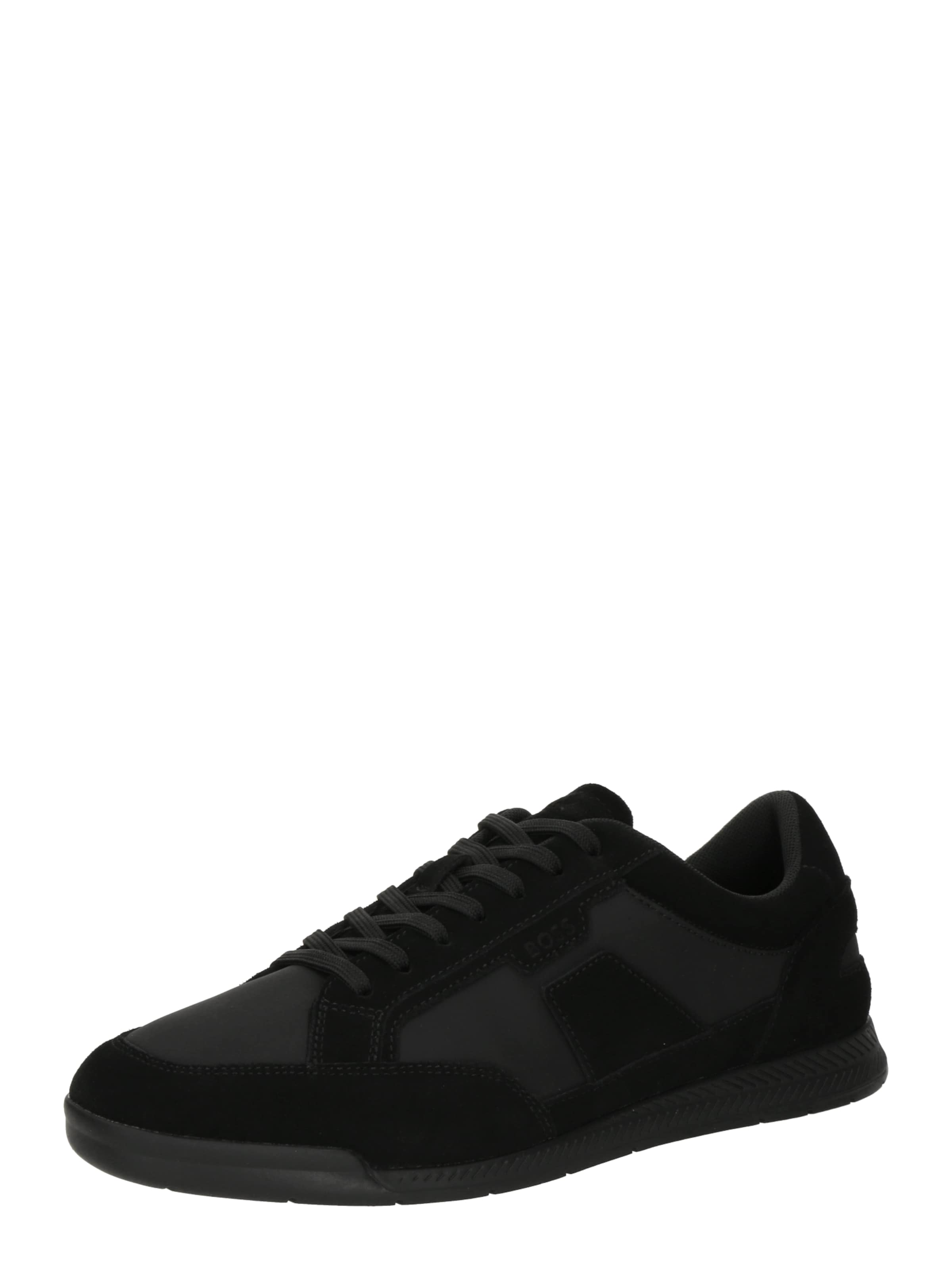 BOSS Sneakers 'Nitan' in Black: front