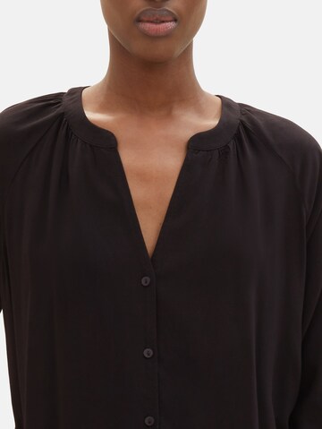 TOM TAILOR DENIM Blouse in Black