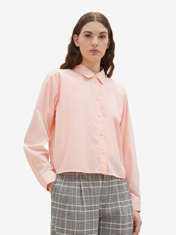 Camicia da donna di TOM TAILOR in rosa: frontale