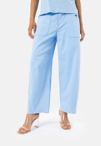 Elias Rumelis Regular Pants 'ISABELLA' in Blue: front