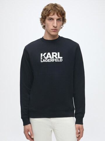 Karl Lagerfeld Mikina - Modrá: predná strana