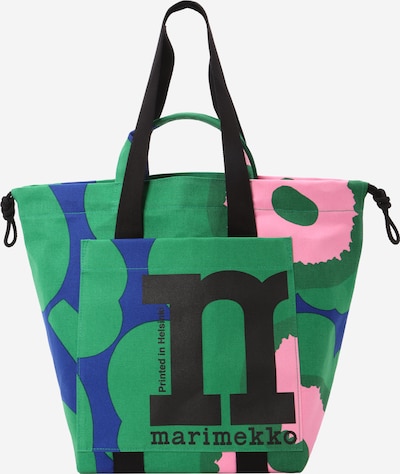 Marimekko Shopper 'UNIKKO' in blau / grün / rosa / schwarz, Produktansicht