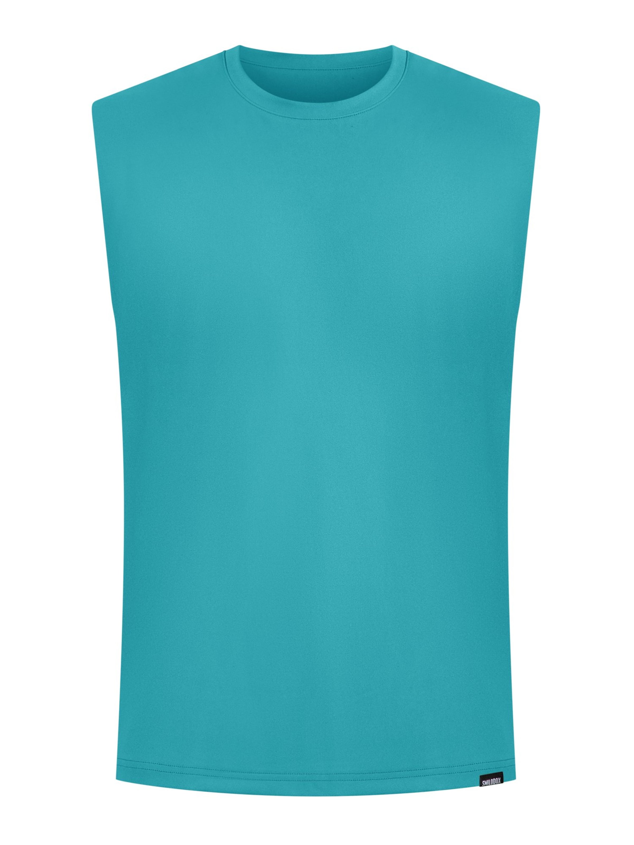 T-Shirt Smilodox en bleu : devant