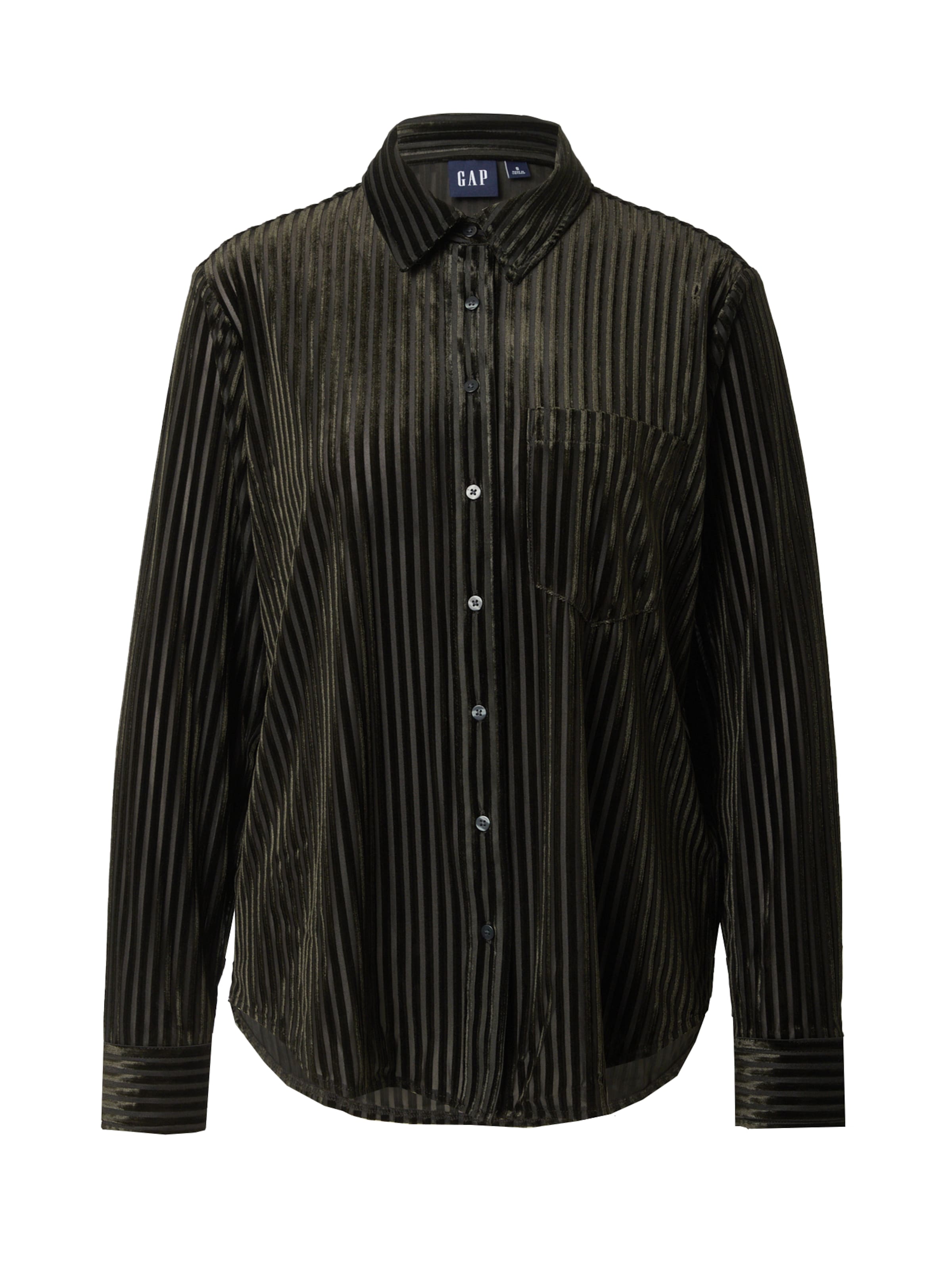 GAPBluza 'VELVET' - crna boja: prednji dio