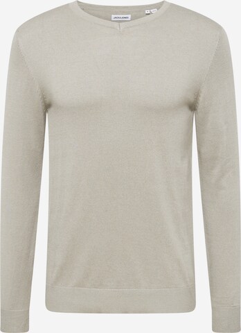 JACK & JONES Pullover 'EMIL' in Grau: predná strana