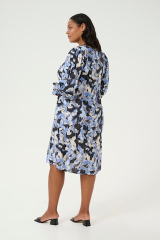 KAFFE CURVE Kleid 'Toria' in Blau