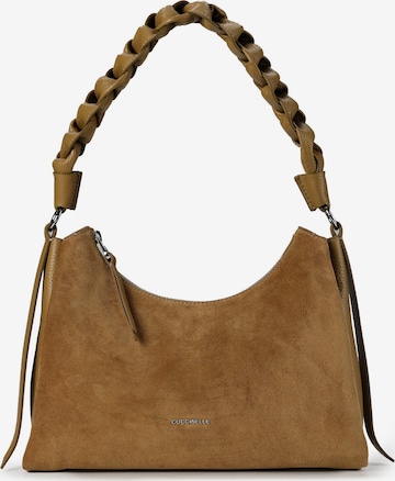 Sac bandoulière 'Boheme' Coccinelle en marron : devant