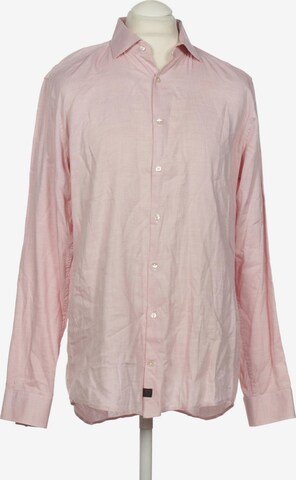 STRELLSON Button Up Shirt in L in Pink: front