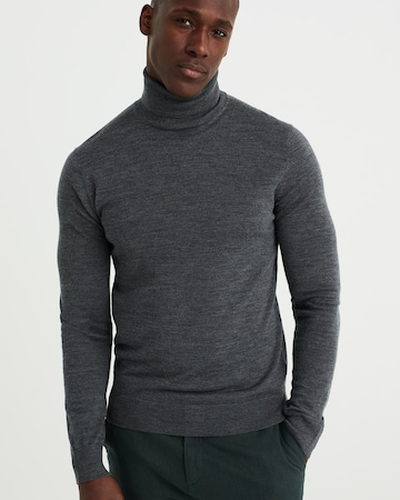 WE Fashion Sweater in Grey: front