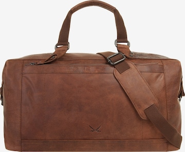 Sac de voyage SANSIBAR en marron : devant