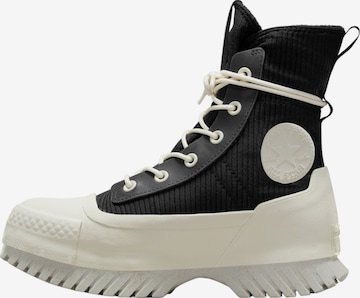 CONVERSE Korkeavartiset tennarit värissä musta: etupuoli