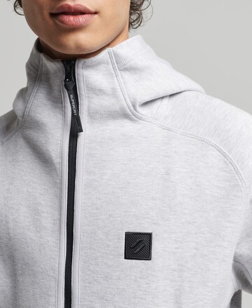 Superdry Zip-Up Hoodie 'Code Tech' in Grey