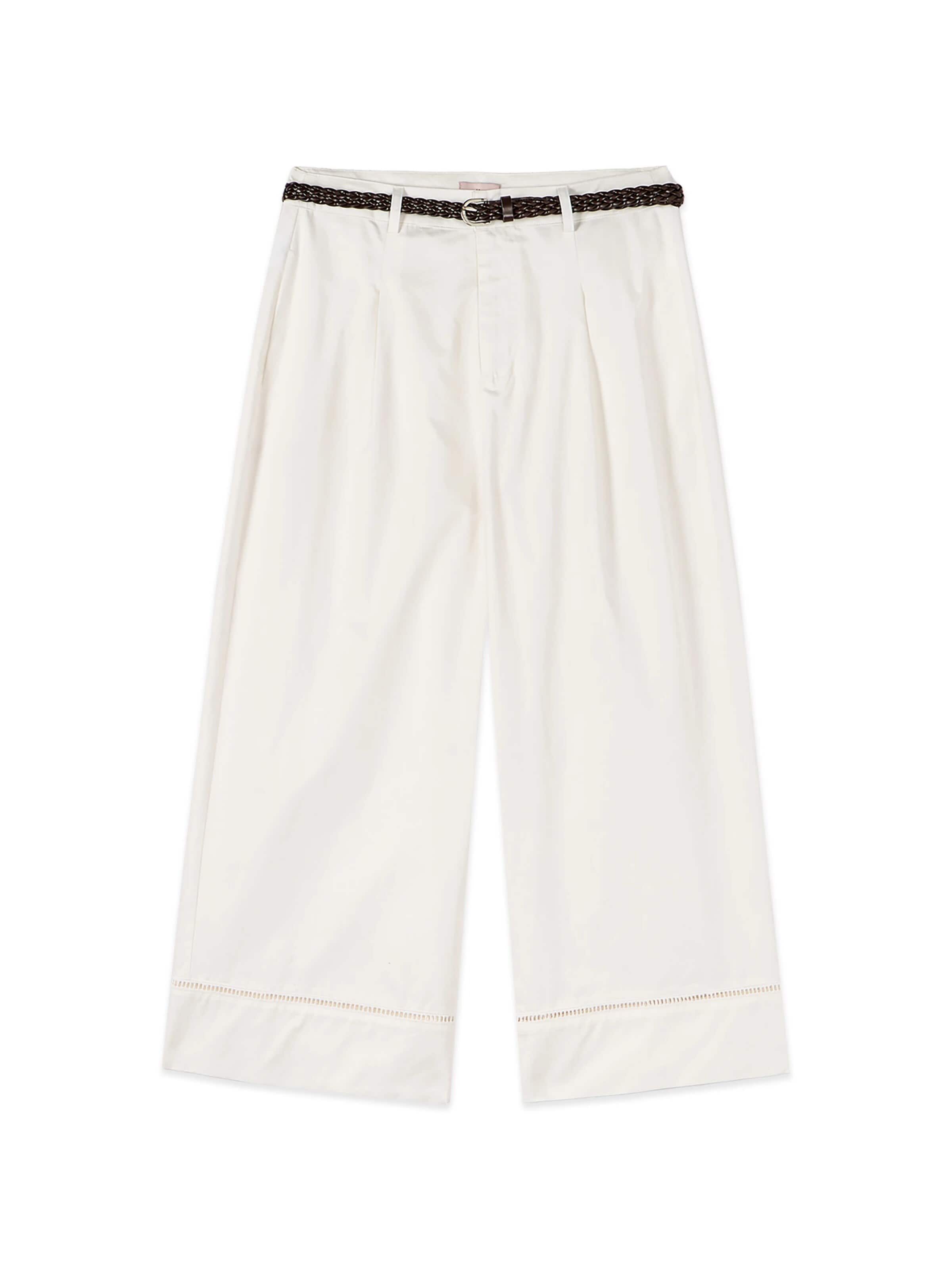 Tapered Pantaloni di oltre in bianco: frontale