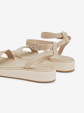 TOMMY HILFIGER Sandalen met riem in Beige