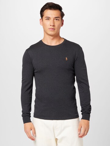 Polo Ralph Lauren Regular fit Μπλουζάκι σε μαύρο: μπροστά