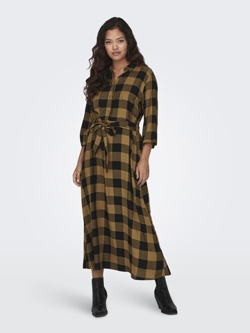 JDY Shirt Dress 'STAY' in Brown