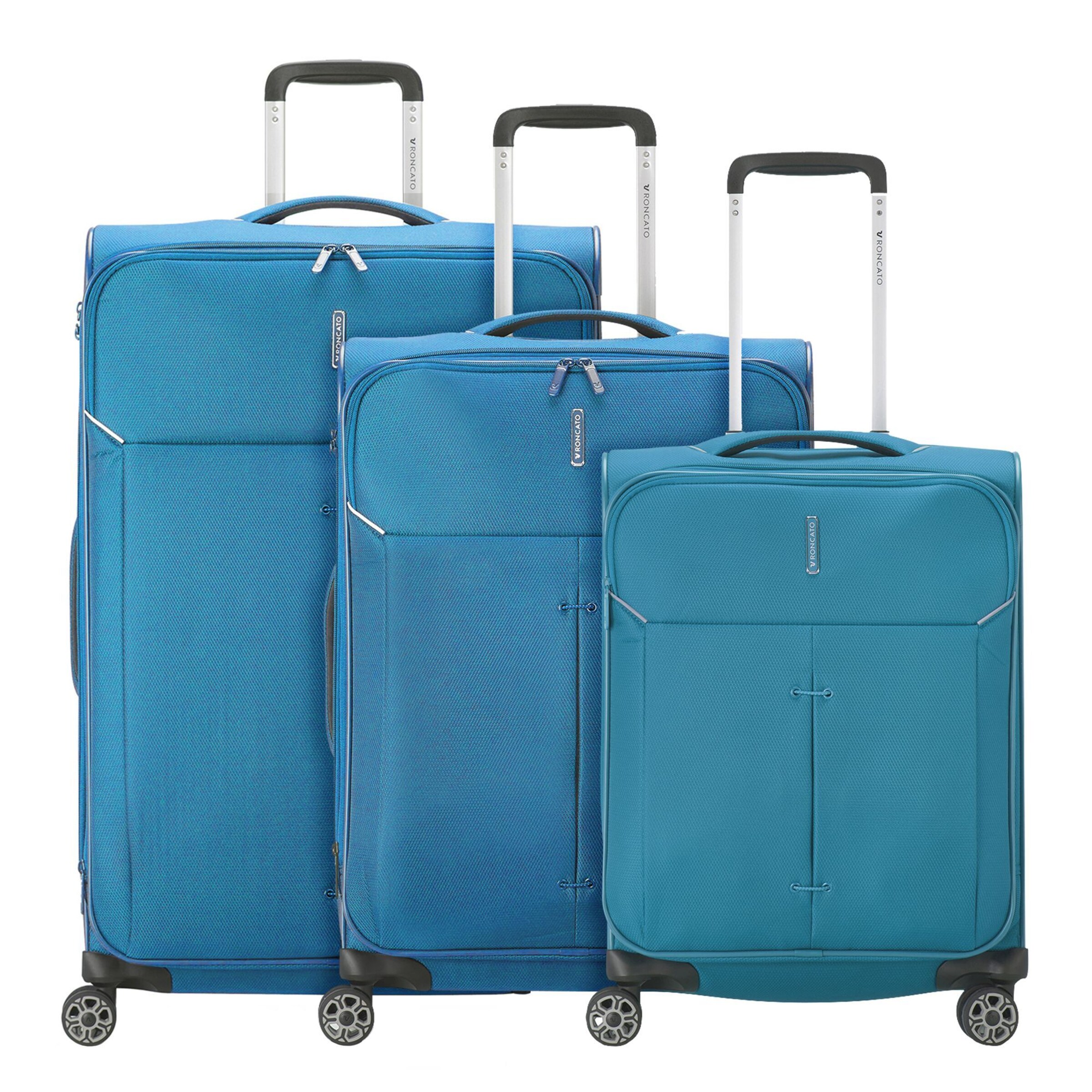 Roncato Suitcase Set 'Ironik 2.0 ' in Blue: front