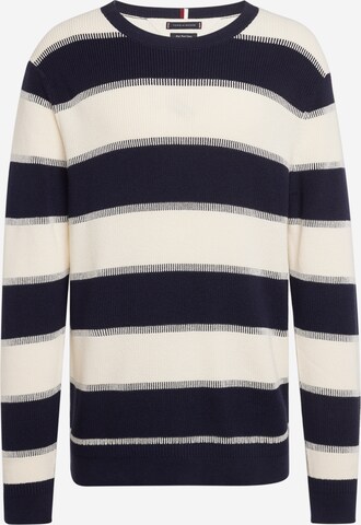 Pull-over Tommy Hilfiger Tailored en bleu : devant