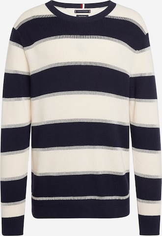 Pull-over Tommy Hilfiger Tailored en bleu : devant