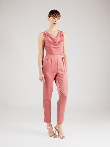 WAL G. Jumpsuit 'BELLA' in Roze: voorkant