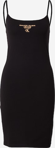 Robe d’été Calvin Klein Jeans en noir : devant