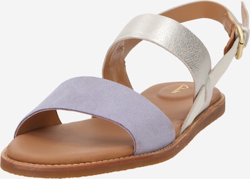 CLARKS Remsandal 'Karsea' i lila: framsida