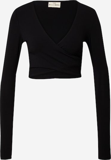 Tricou 'Ivana' A LOT LESS pe negru, Vizualizare produs