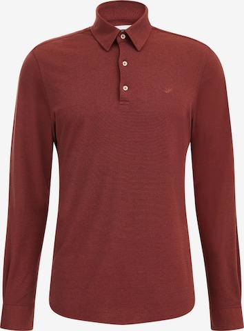 Coupe slim T-Shirt WE Fashion en rouge : devant