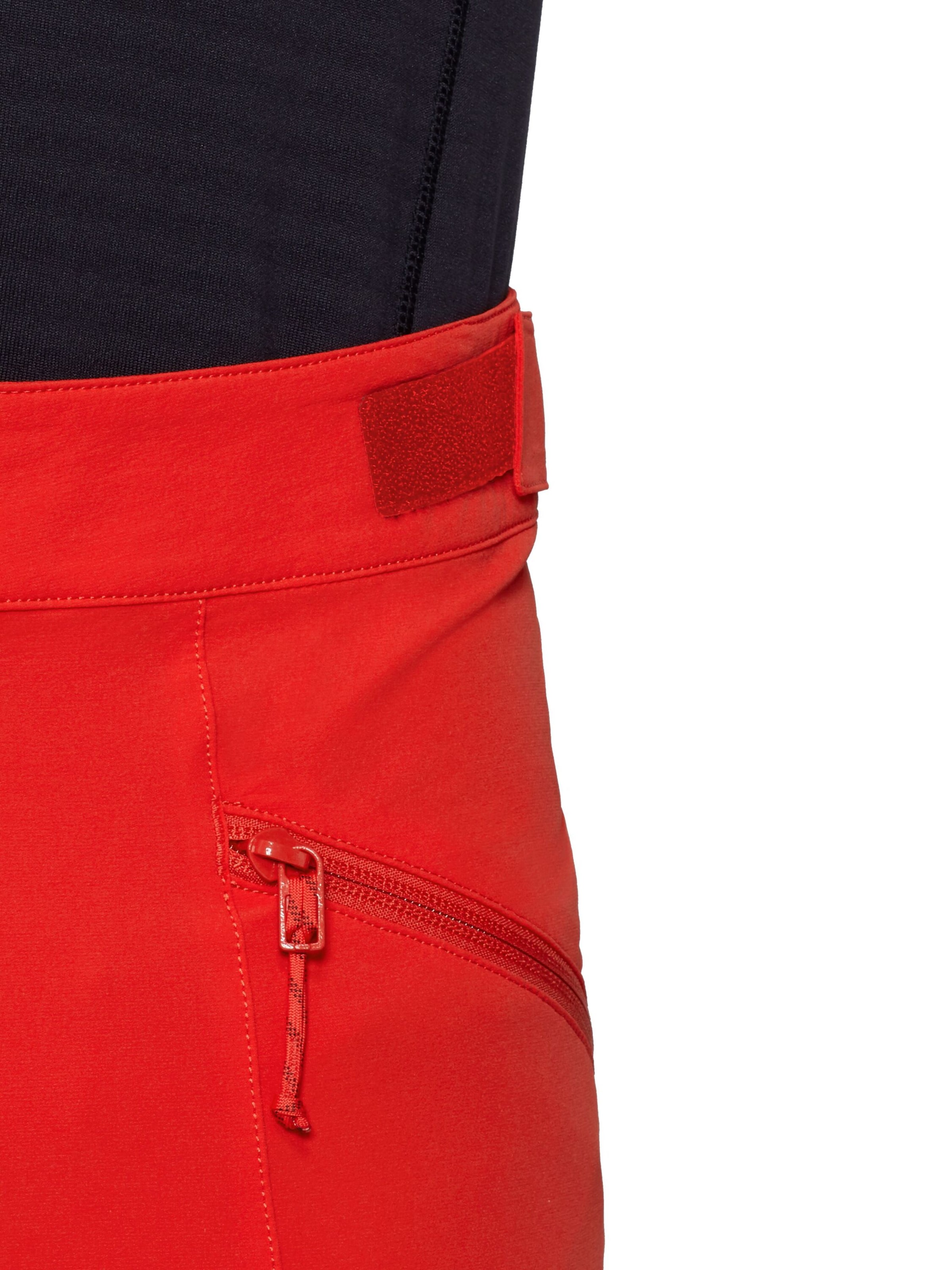 MAMMUT Regular Outdoor Pants in Red