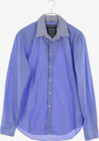 Mc Neal Button Up Shirt in M in Blue: front