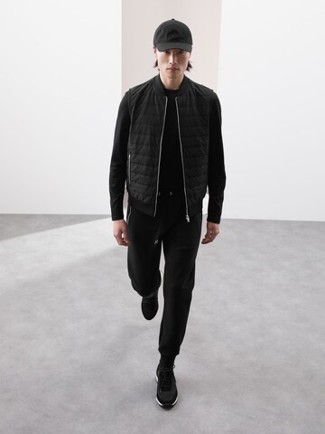 Marks & Spencer Tapered Broek in Zwart: voorkant