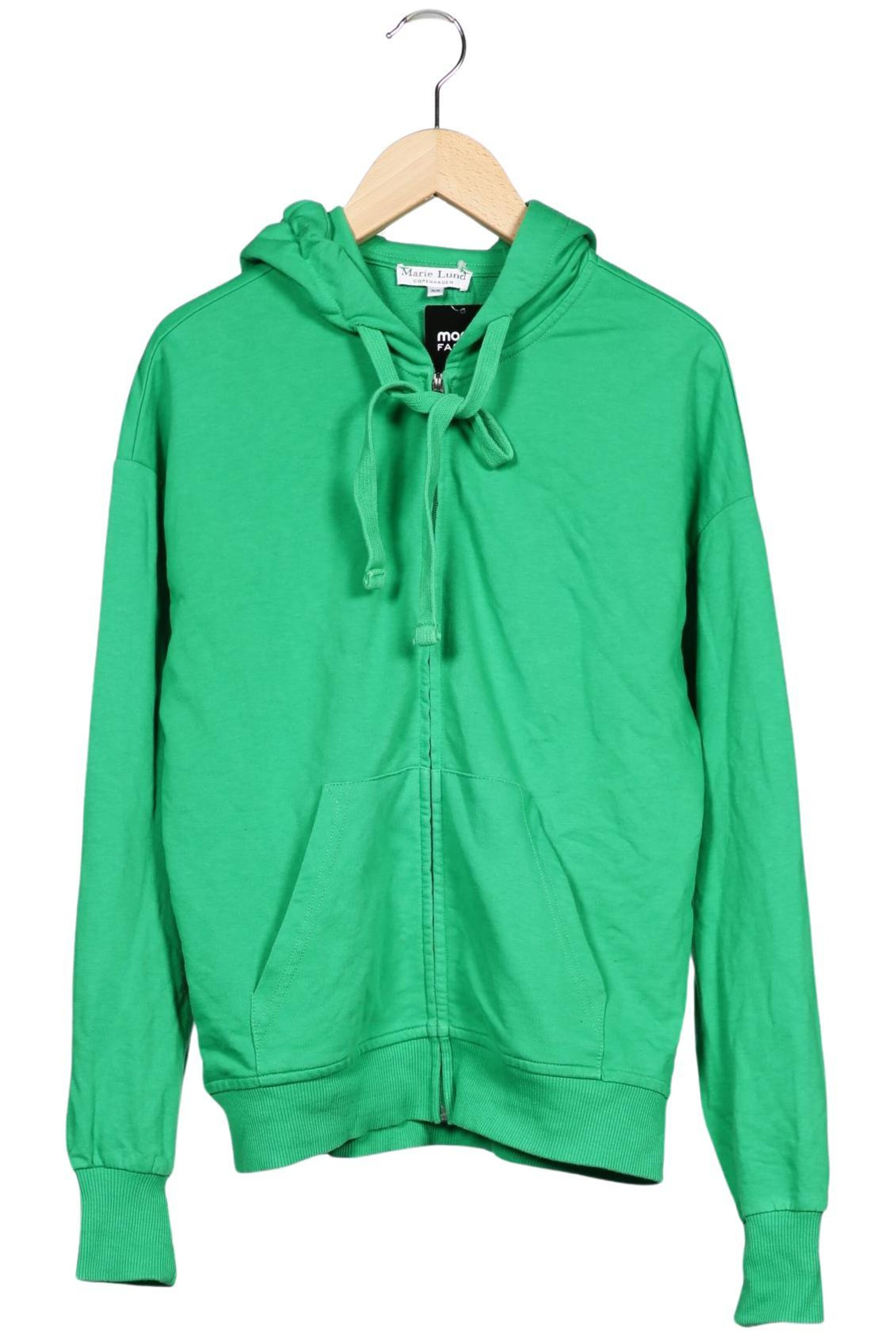 Marie Lund Kapuzenpullover XS in Grün: Vorderseite