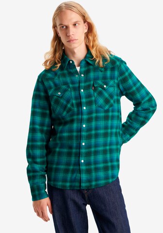LEVI'S ® Regular fit Button Up Shirt in Green: front