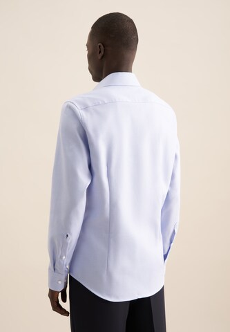 SEIDENSTICKER Slim fit Zakelijk overhemd 'Smart Classics' in Blauw